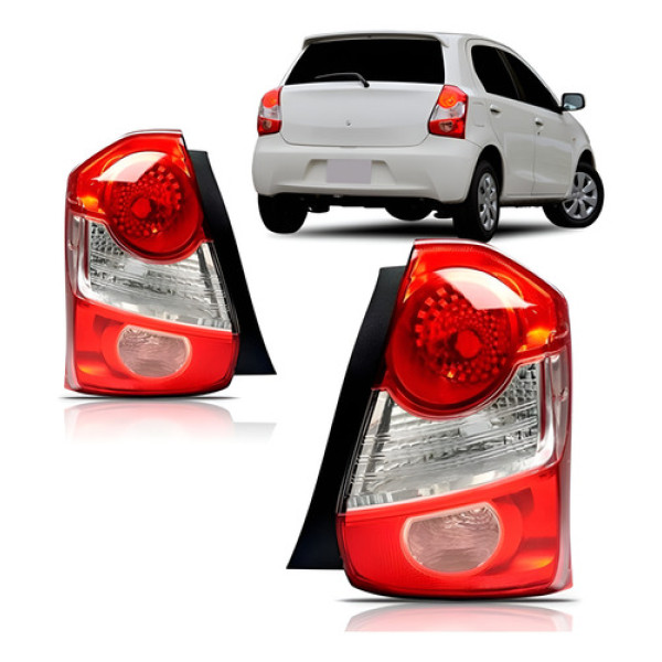 Lanterna Traseira Etios 2012 2013 2014 2015 2016 Hatch Depo