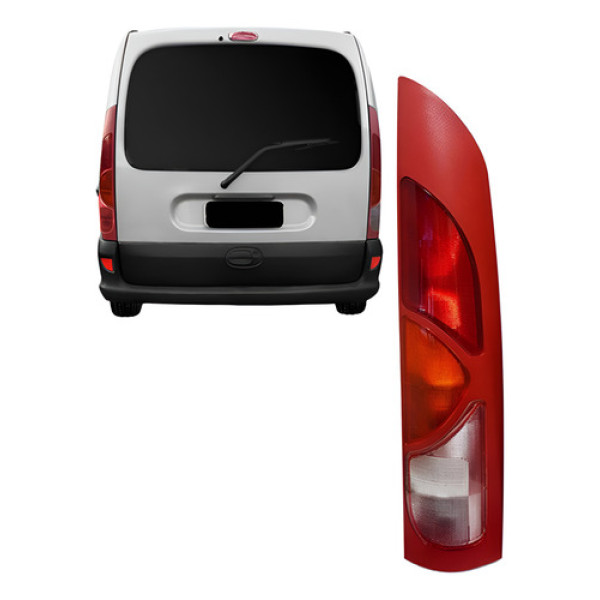 Lanterna Traseira Kangoo 1997 A 2006 Vermelha