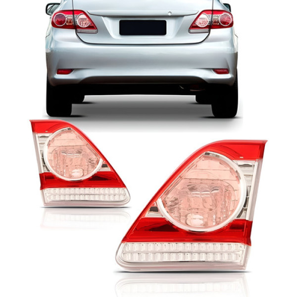 Sinaleira Traseira Corolla 2012 A 2014 Sem Led Tampa
