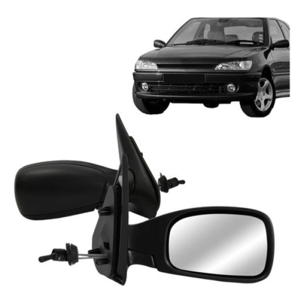 Retrovisor Peugeot 306 1994 1995 1996 Com Controle