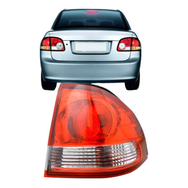 Lanterna Traseira Corsa Classic 2010 A 2014 Canto