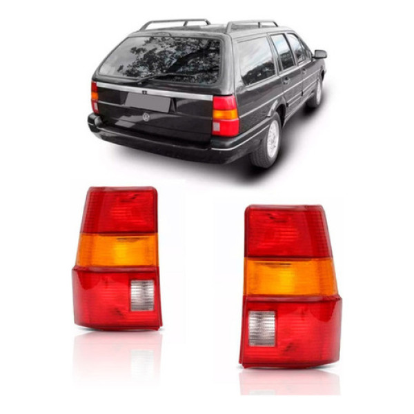 Par Lanterna Traseira Quantum 1992 93 94 95 1996 Tricolor
