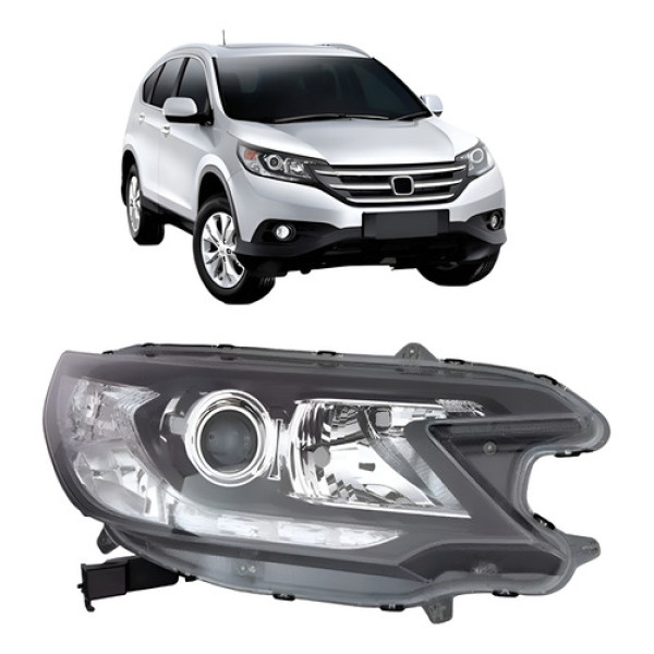 Farol Crv 2012 2013 2014 2015 Eletrico Com Motor C/ Projetor