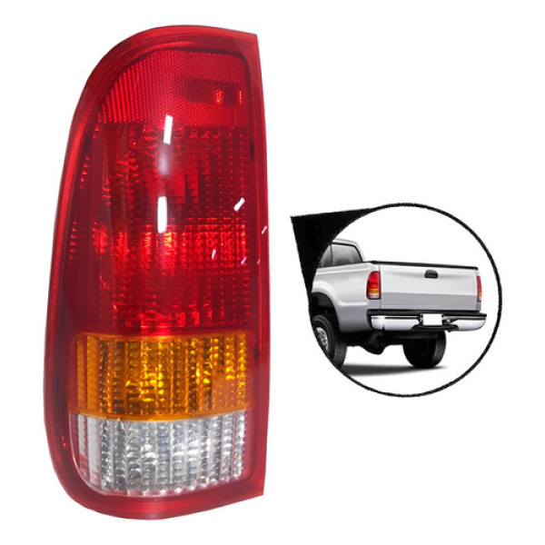 Lanterna Traseira Lado Ford F250 1999 A 2019 Tricolor Tyc