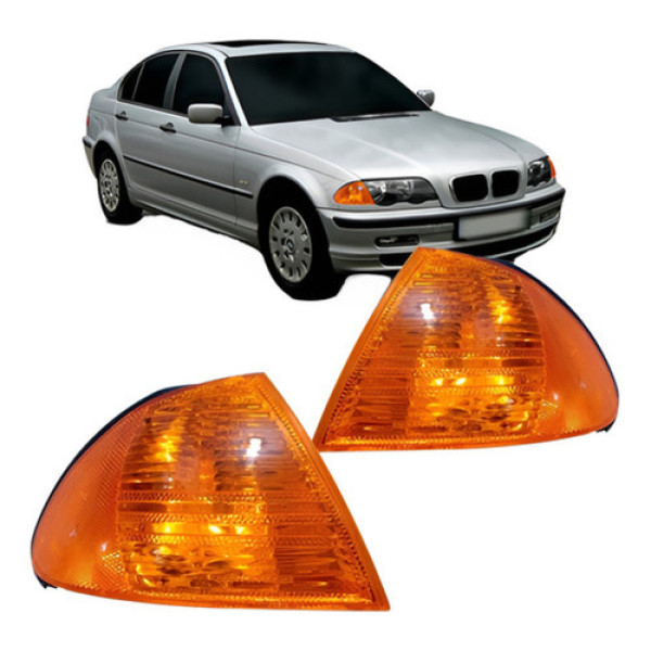 Par Pisca Seta Bmw S3 1998 1999 2000 2001 Âmbar Com Garanti