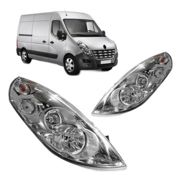 Par Farol Master 2013 A 2022 Manual Elétrico Sem Auxiliar