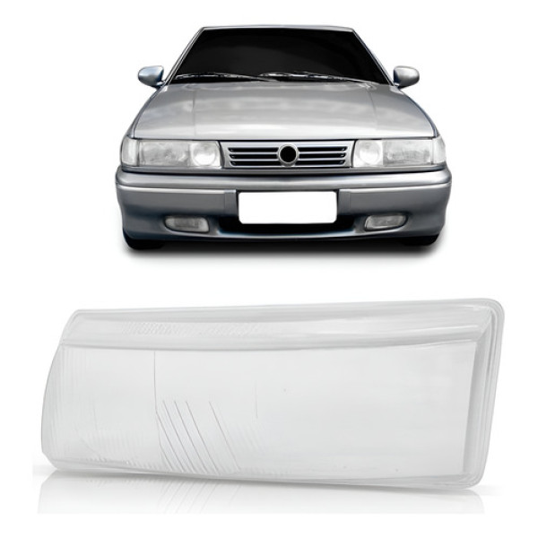 Lente Vidro Farol Pointer Logus 93 94 95 96 97 Com Milha