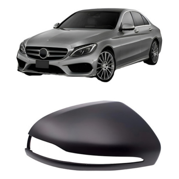 Capa Retrovisor C180 C200 C250 C300 2015 A 2018 Com Furo