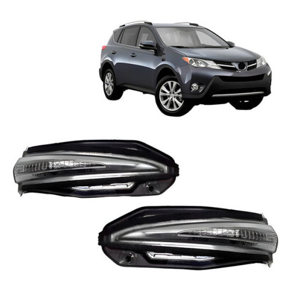 Par Pisca Retrovisor Rav4 2014 A 2018
