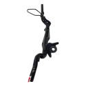 Estribo Honda Cg 160 16/24 Orig Torto 57890 Preto