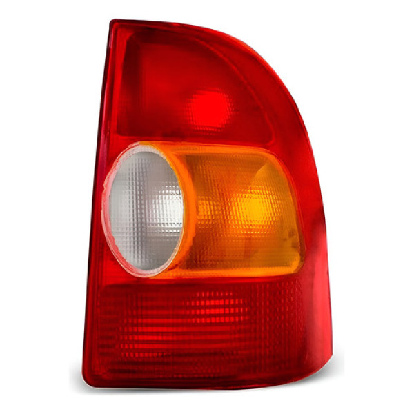 Lanterna Traseira Fiat Strada Tricolor 1996-2000 Direito/passageiro Tricolor