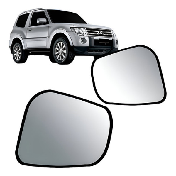 Lente Retrovisor Pajero Full 2008 A 2014 C/ Aquecimento-