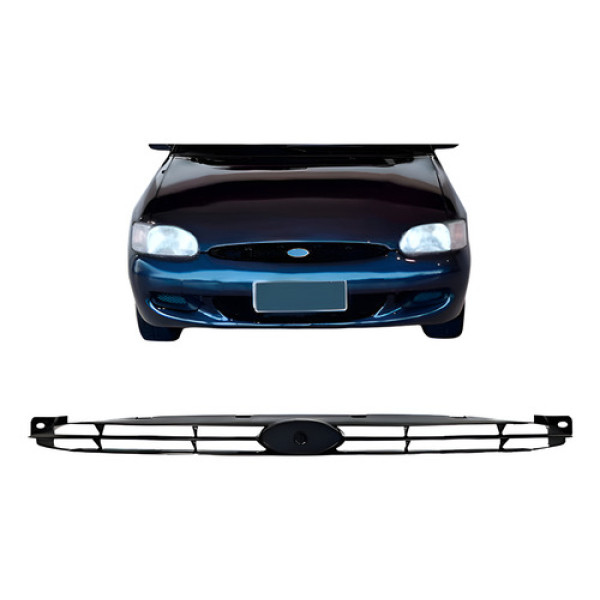 Grade Radiador Escort Zetec 1997-2002 Preto
