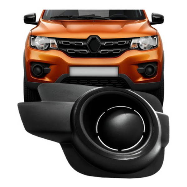 Moldura Milha Kwid 2017 2018 2019 Sem Furo