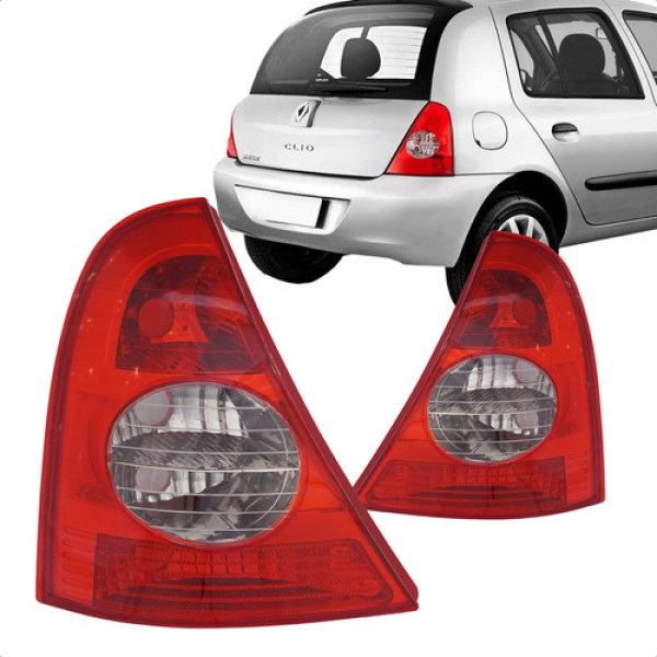 Lanterna Traseira Clio Hatch 2003 A 2011
