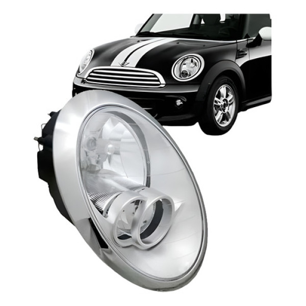 Farol Mini Cooper 2005-2006 Elétrico Esquerdo/motorista