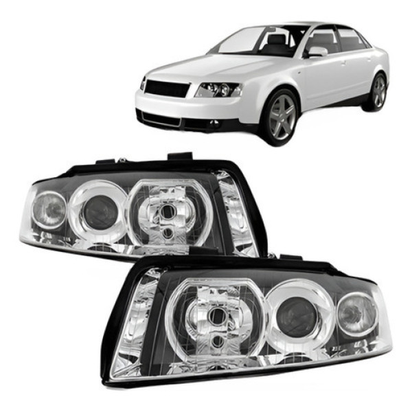 Par Farol Audi A4 2001 A 2004 Eletrico