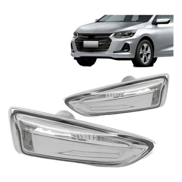 Par Lanterna Lateral Cristal Onix 2020 2021 2022