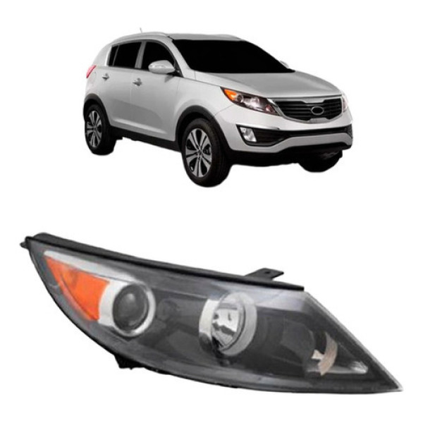 Farol Sportage 2011 2012 2013 2014 C/pisca Âmbar C/ Garanti