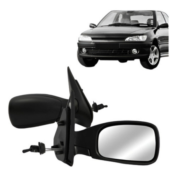 Par Retrovisor Peugeot 306 1994 1995 1996 Com Controle