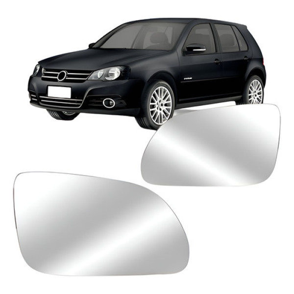 Par Lente Retrovisor Golf 2007 2008 2009 2010 2011 2012
