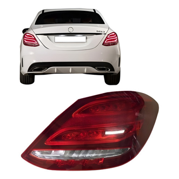 Lanterna Traseira Mercedes C200 2015 2016 2017 Com Led
