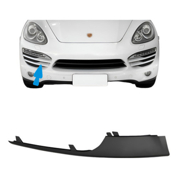 Moldura Inferior Grade Dianteira Cayenne Gts 2011-2014 Direito