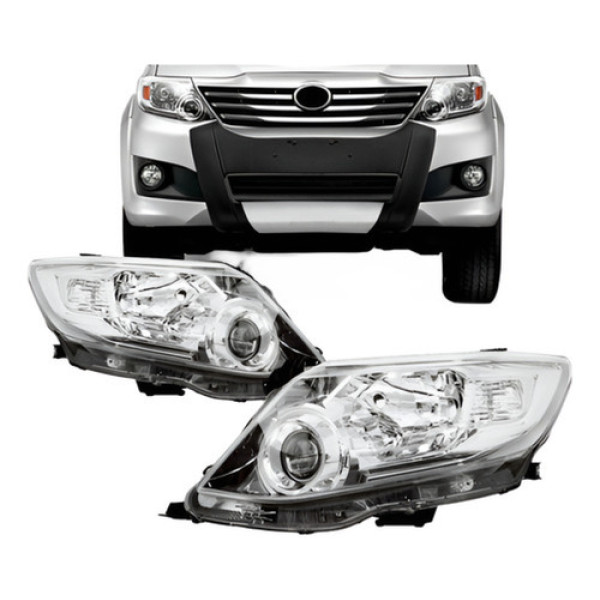 Par Farol Hilux Sw4 2012 2013 2014 2015 Elétrico Sem Motor