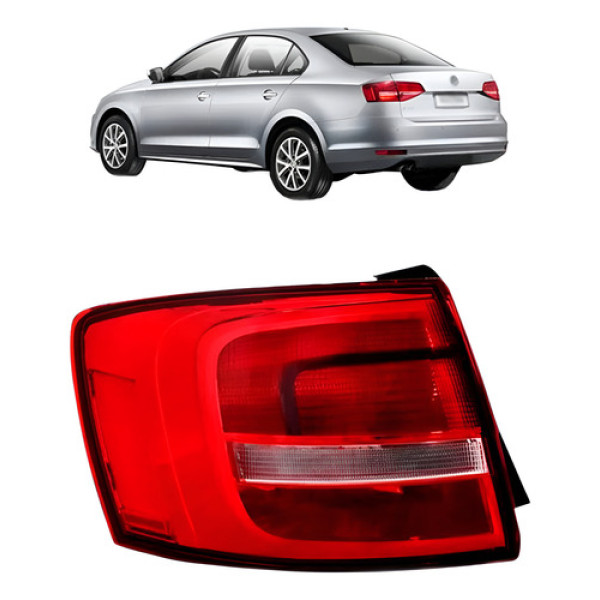 Lanterna Traseira Jetta 2016 2017 2018 Com Led