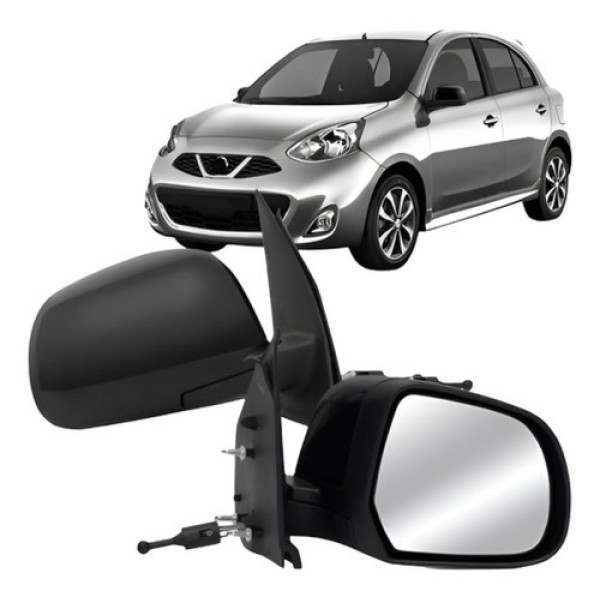 Par Retrovisor Com Controle March 2011 2012 2013