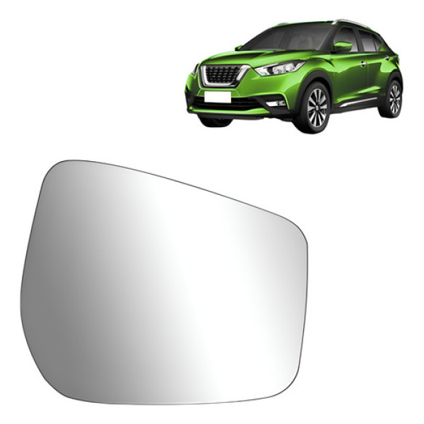 Lente Retrovisor Nissan Kicks 2017 2018 2019 Novo