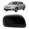 Capa Retrovisor Corolla 2008 A 2012 S/ Furo Preto Liso