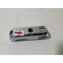Suporte Pedaleira Mata Cachorro Harley Detalhes 57092 Prateado