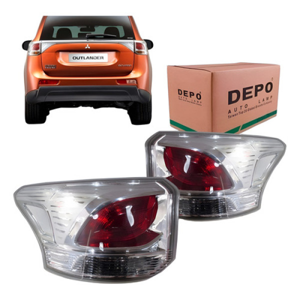 Lanterna Traseira Outlander 2014 2015 Canto Depo Direito/passageiro