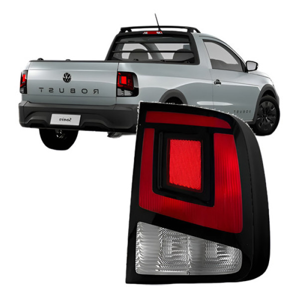 Lanterna Traseira Nova Vw Saveiro G9 2024 2025 Lado Direito Direito/passageiro Rubi