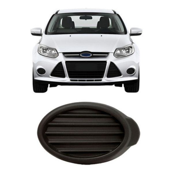Moldura Farol Milha Focus 2014 2015 Sem Furo