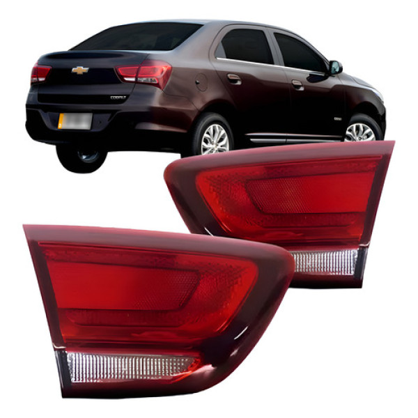 Sinaleira Traseira Cobalt 2017 2018 Tampa Fixa.