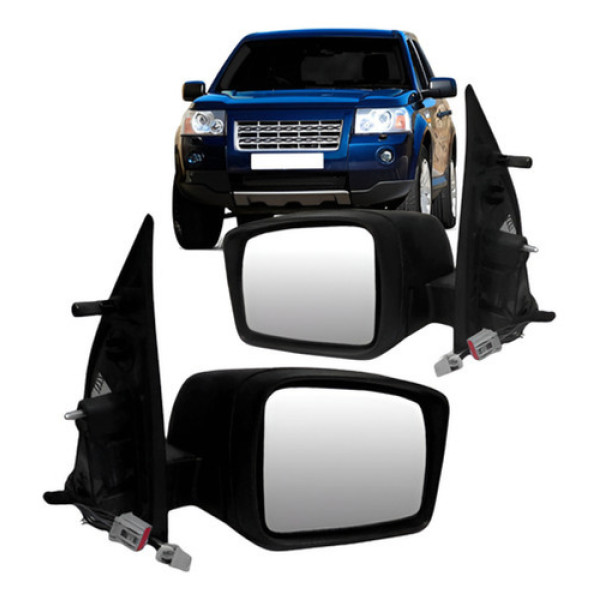 Par Retrovisor Freelander 08 A 11 Eletrico Termico Retratil