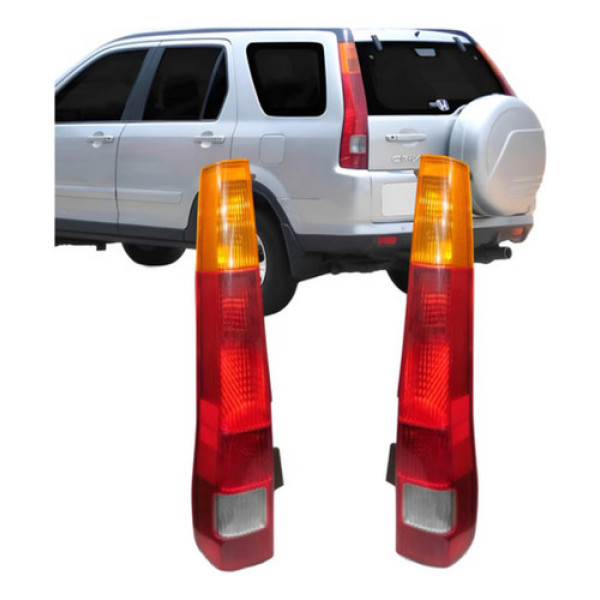 Lanterna Traseira Honda Crv 2002 2003 2004 Tricolor
