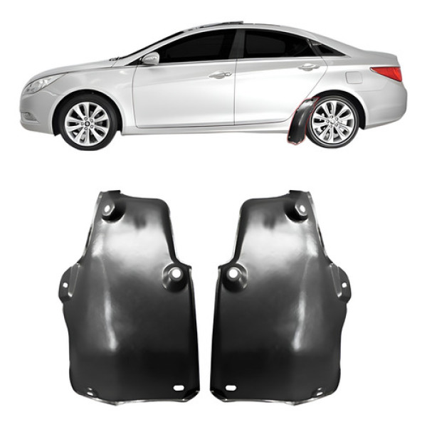 Parabarro Traseiro Sonata 2011 2012 2013 Tras/diant