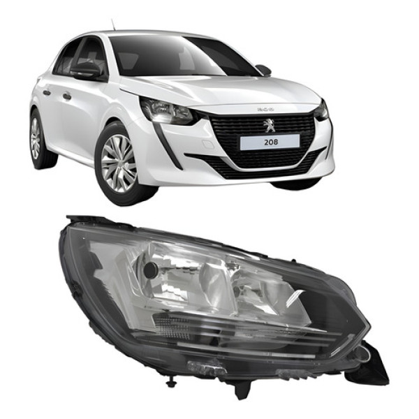 Farol Dianteiro Novo Peugeot 208 2021 2022 2023 Ld