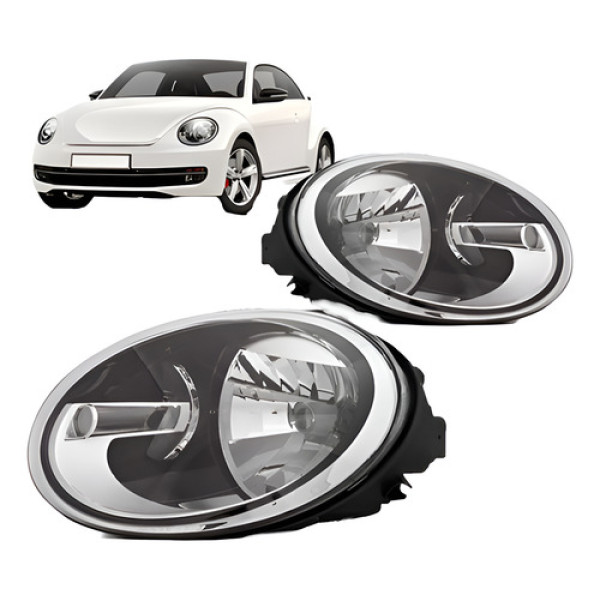 Par Farol Fusca New Beetle 2013  A 2016 Eletrico C/motor