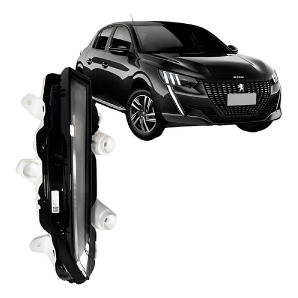 Farol Auxiliar Para Peugeot 208 2020 21 A 2024 Daylight Led