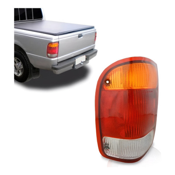 Lanterna Traseira Ranger 1998 99 00 01 02 2003 Tricolor Lado