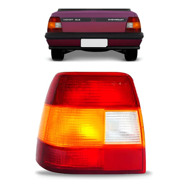 Sinaleira Traseira Monza 1991 1992 1993 94 95 1996 Tricolor