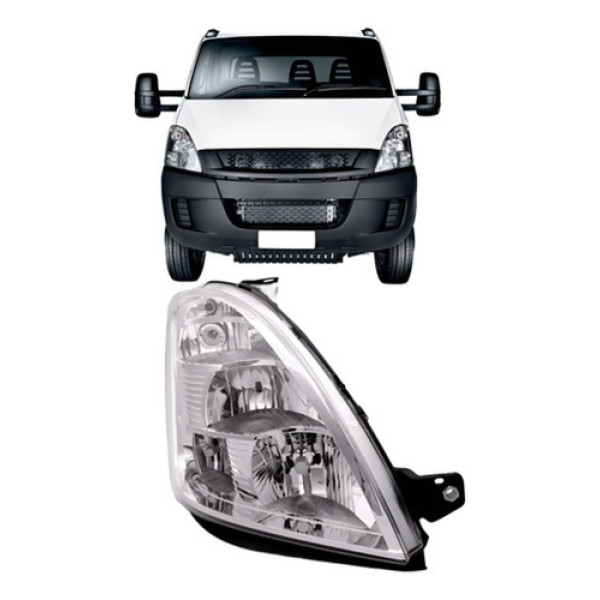 Farol Iveco Para Daily 2008/2018 Elétrico