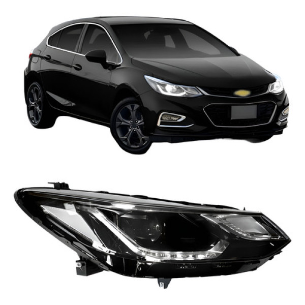 Farol Cruze 2017 2018 2019 2020 2021 2022 Elétrico Com Motor