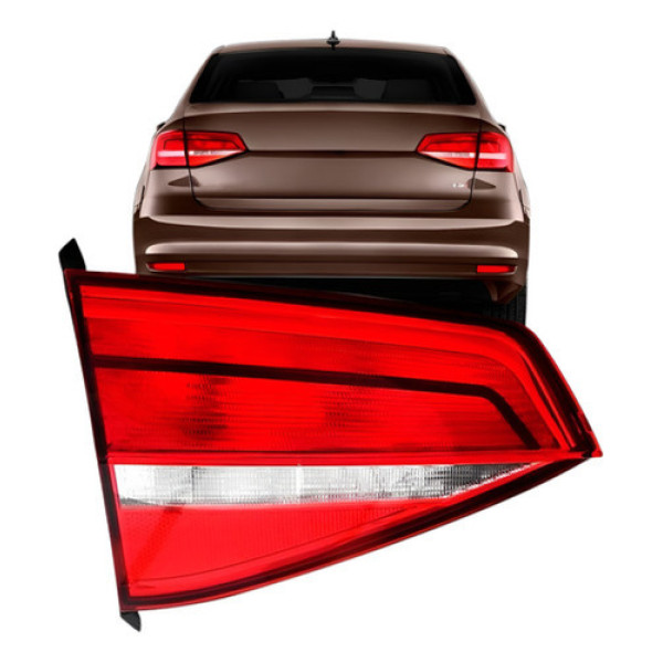 Lanterna Traseira Jetta 2015 16 2017 Tampa Bicolor Promoção