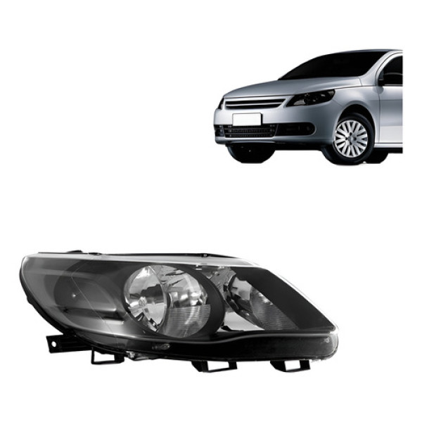 Farol Fume Escuro Foco Duplo Gol G5 2009 A 2012
