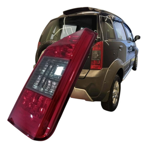 Lanterna Traseira Fiat Idea 2004 A 2010 Grade Preta Lado